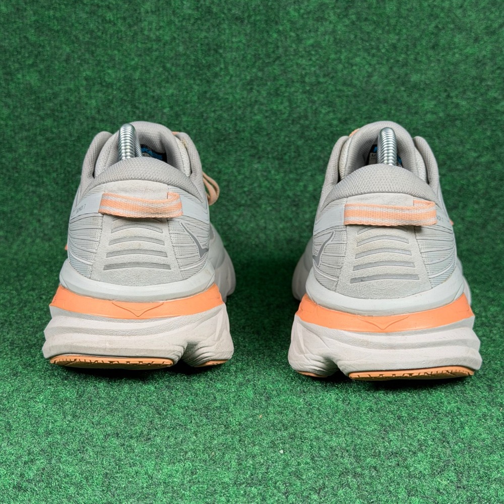 Hoka One One Bondi 7 Womens 10.5 Running Shoe Harbor Mist Shark Athletic Outdoor - Picture 6 of 11